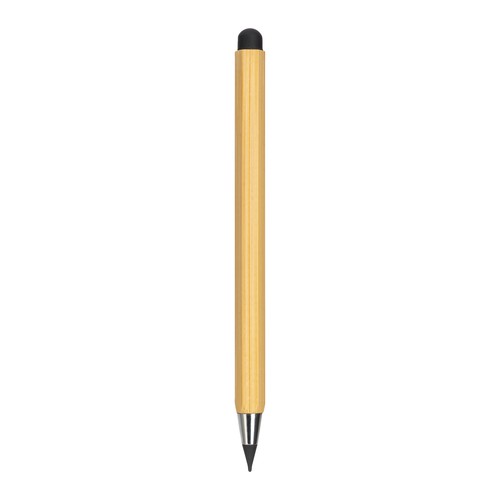 Crayon règle en bambou effaçable de longue durée avec gomme à écran tactile - 3