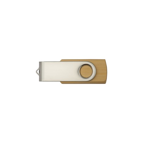 Clé USB pivotante 8 Go Bambou/Métal. - 2