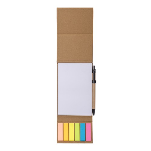 Bloc-notes avec couverture en bambou, stylo et support pour téléphone - 8