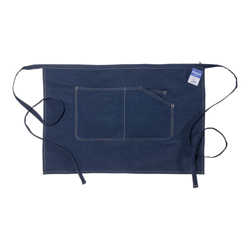 Tablier de barman en denim de coton recyclé . - 1