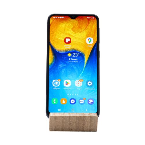Support en bambou pour téléphone portable - 4
