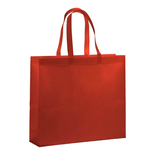 Tote bag thermosoudé en R-pet  80 g/ m2 avec soufflet - 3