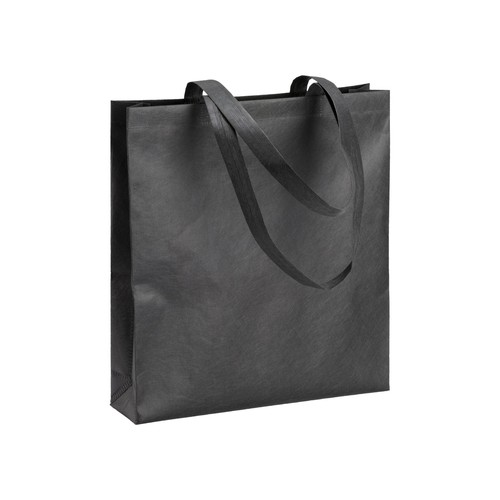 80 g/ m2 R-pet heat-sealed shopping bag with gusset