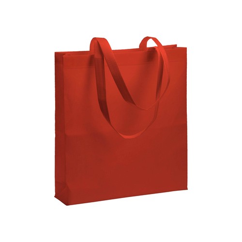 Tote bag thermosoudé en R-pet 80 g/ m2 avec soufflet - 1