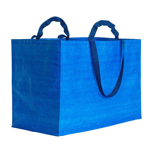 Tote bag maxi en polypropylène recyclé avec anses doubles en ruban (courtes et longues) - 1