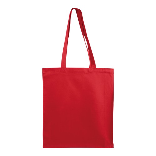 Tote bag en coton/poliéster recyclé180 g/m2, anses longues et soufflet - 3