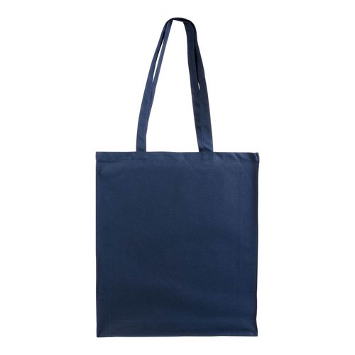 Tote bag en coton/poliéster recyclé180 g/m2, anses longues et soufflet - 3