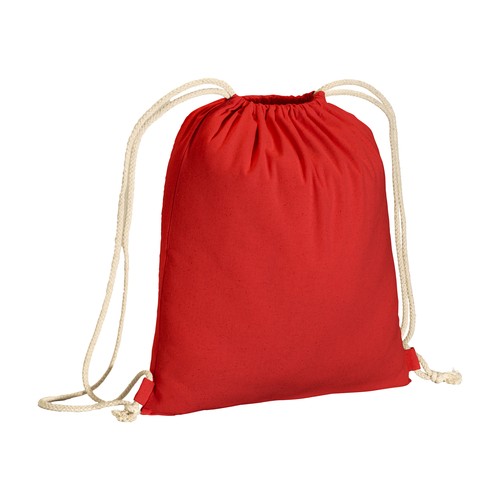 Sac à dos en coton 180 g/m2 avec fermeture à cordons personnalisé