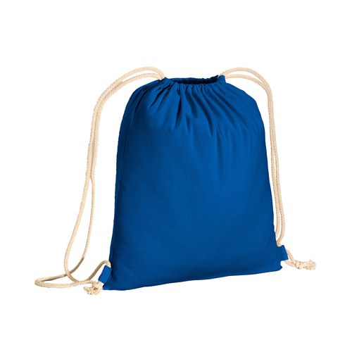 Sac à dos en coton 180 g/m2 avec fermeture à cordons - 1