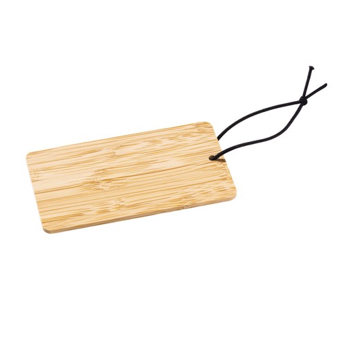 Etiquette de bagage en bambou - 4