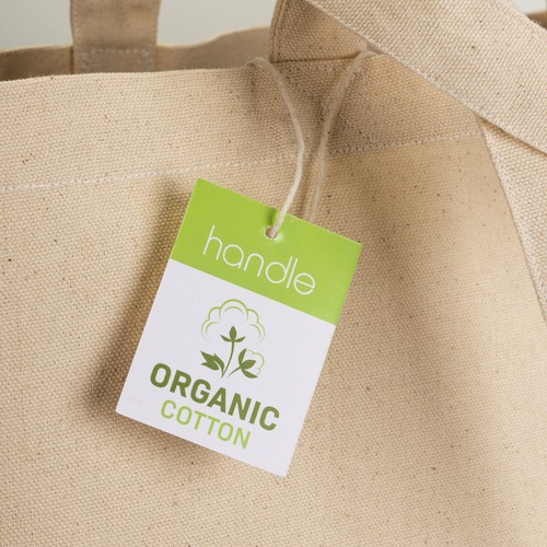 Tote bag en coton biologique 220 g/m2, avec anses longues et soufflet à la base - 4