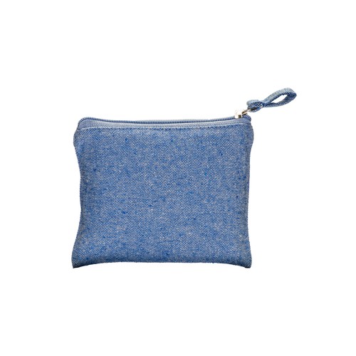 Beauty case/ porte-monnaie en coton recyclé 280 g/m2, avec fermeture éclair - 2