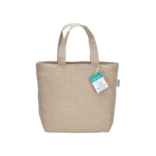 Tote bag en coton recyclé 150 g/m2 avec anses courtes - 1