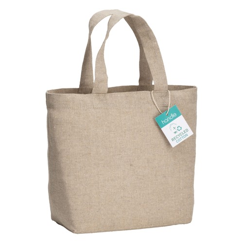 Tote bag en coton recyclé 150 g/m2 avec anses courtes - 3