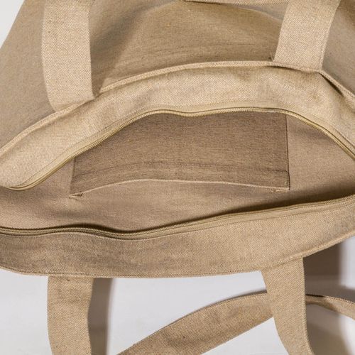 Tote bag en coton recyclé avec soufflet, 280 g/m2 - 6