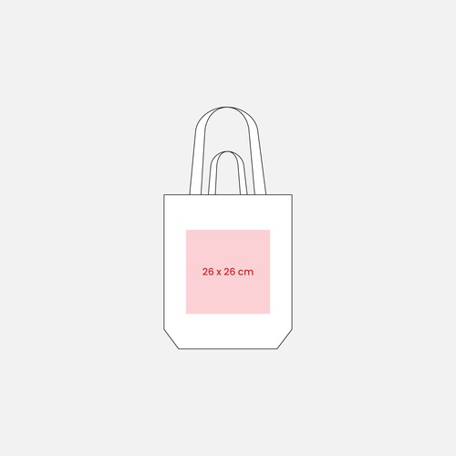 Tote bag avec soufflet en coton recyclé 280 g/m2, avec double anse - 6