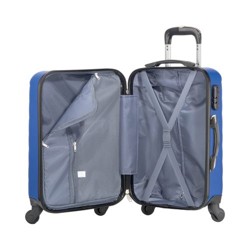 Trolley rigide de 20 pouces en ABS avec serrure de sécurité et 4 roues pivotantes - 3