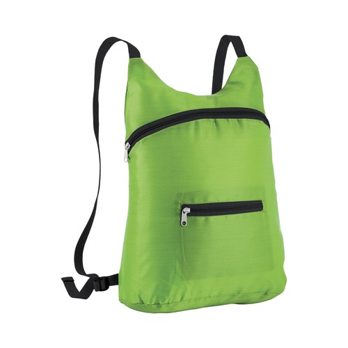 Sac à dos de course en polyester 210t repliable dans une poche personnalisé