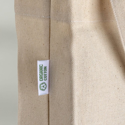 Tote bag en coton biologique 220 g/m2, avec anses longues et soufflet - 5