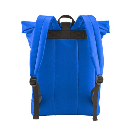 Sac à dos Roll porte pc (17") en polyester recyclé R-PET avec poche extérieure zippée - 3