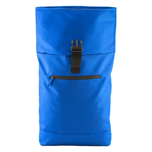 Sac à dos Roll porte pc (17") en polyester recyclé R-PET avec poche extérieure zippée - 4