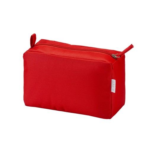 Beauty case en polyester recyclé R-PET avec fermeture éclair - 1