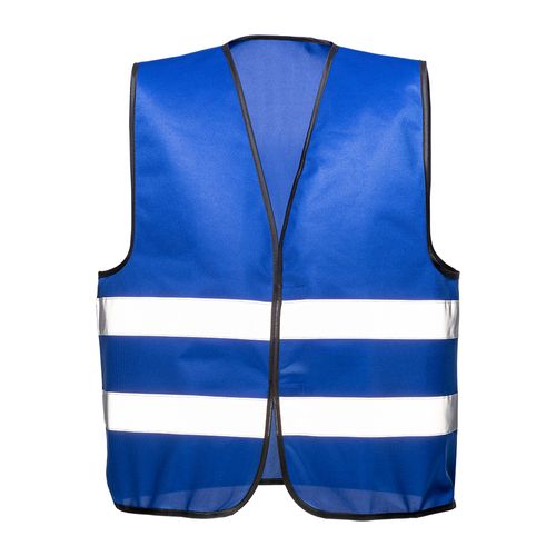 Gilet promotionnel en polyester avec bande réfléchissante et fermeture velcro - 1