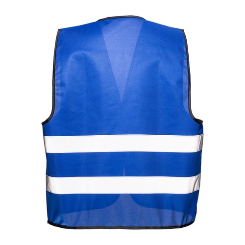 Gilet promotionnel en polyester avec bande réfléchissante et fermeture velcro - 2