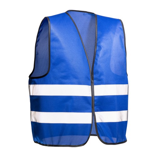Promotional polyester vest with reflective tape and Velcro closure Promotional polyester vest with reflective tape and Velcro closure