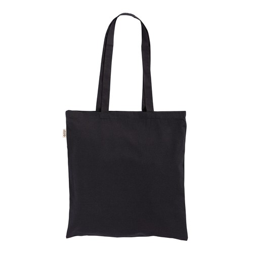 Tote bag en coton recyclé 120 g/m2, anses longues - 3