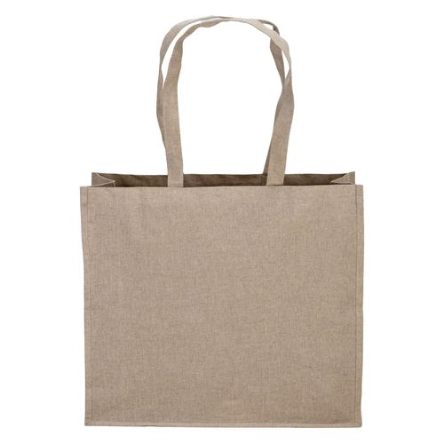 Tote bag en coton recyclé, 120 g/m2 avec intérieur laminé en PP - 2