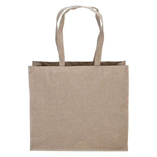 Tote bag en coton recyclé, 120 g/m2 avec intérieur laminé en PP - 2