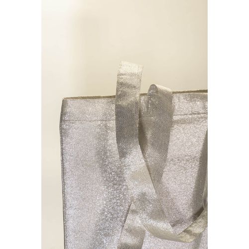 Tote bag en polycoton brillant 90 g/m2, anses longues - 3