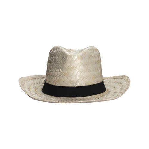Chapeau de paille avec élastique personnalisable de 3 cm - 2