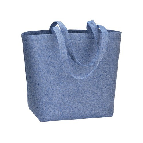 Tote bag en coton recyclé, 120 g/m2 avec intérieur laminé en PP - 1