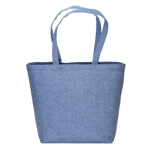 Tote bag en coton recyclé, 120 g/m2 avec intérieur laminé en PP - 2