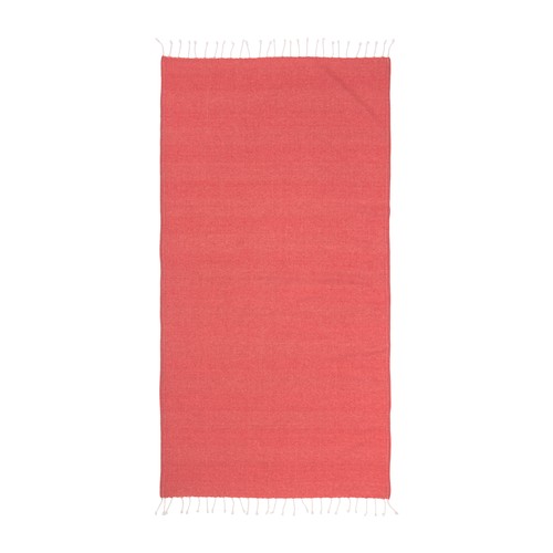 Serviette de plage / Paréo en coton recyclé de 180 gr/m2 avec frange, mesure 90x170 cm - 2