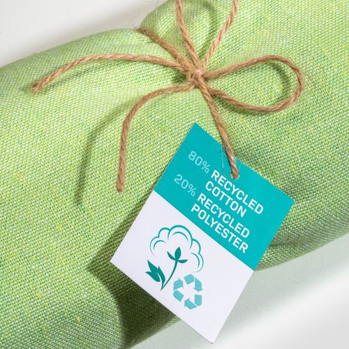 Serviette de plage / Paréo en coton recyclé de 180 gr/m2 avec frange, mesure 90x170 cm - 4