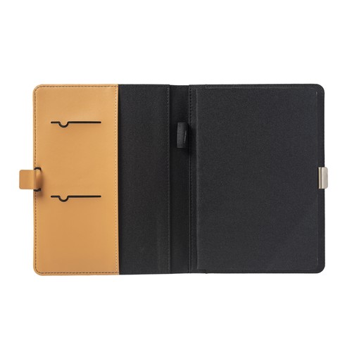 Porte document  A5 en R-PET avec crochet de fermeture en métal - 3