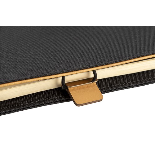 Porte document  A5 en R-PET avec crochet de fermeture en métal - 5