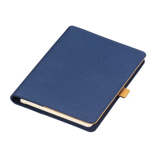 Porte document  A5 en R-PET avec crochet de fermeture en métal - 1