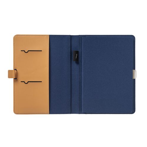 Porte document  A5 en R-PET avec crochet de fermeture en métal - 3