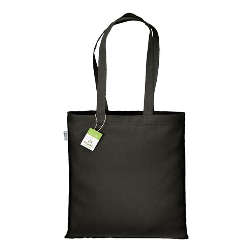 Tote bag en coton biologique 220 g/m2, anses longues - 2