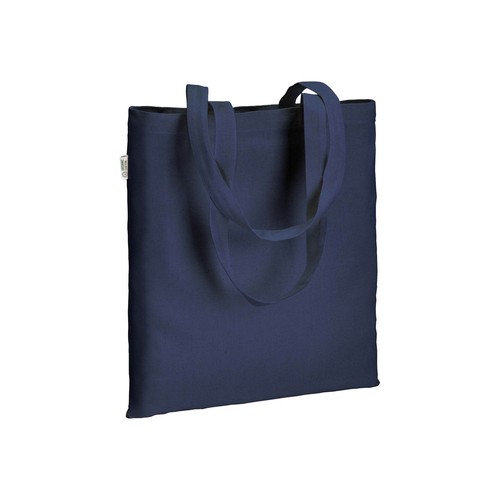 Tote bag en coton biologique 220 g/m2, anses longues - 1