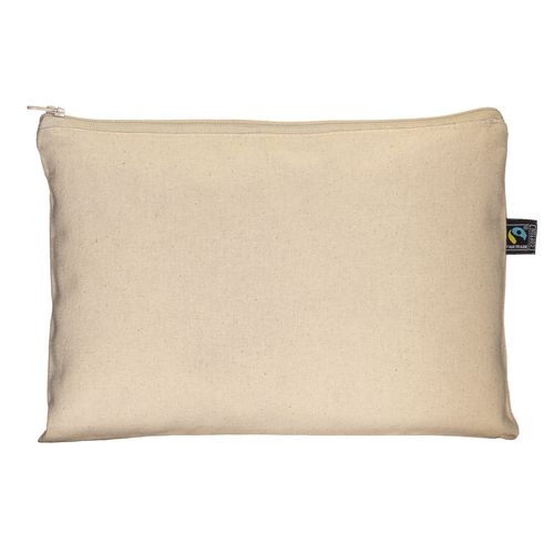 Beauty case en coton FAIRTRADE ® 180 g/m2 avec fermeture éclair - 3