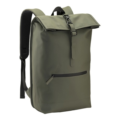 Sac à dos porte PC (15") en PU recyclé souple résistant à l'eau - 1