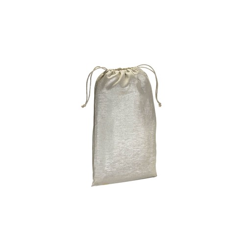 Pochon en polycoton brillant 90 g/m2 avec fermeture à cordons - 1
