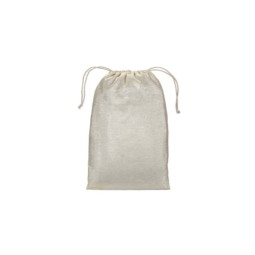 Pochon en polycoton brillant 90 g/m2 avec fermeture à cordons - 2