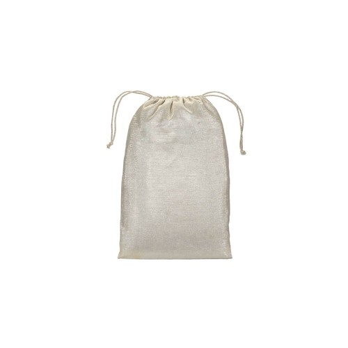 Pochon en polycoton brillant 90 g/m2 avec fermeture à cordons - 2