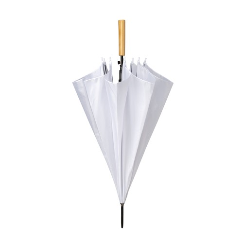 Parapluie golf automatique avec poignée en bois - 3